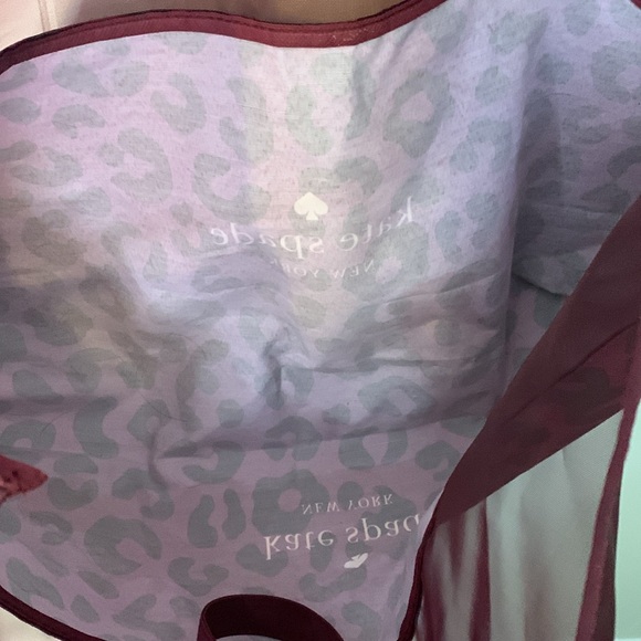 Kate Spade BlackBerry Preserve Large Mesh Top Tote Bag - Picture 5 of 6